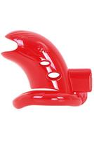 Plastic Chastity Cage Red