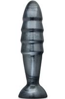 Jet Destructor Carbon Metallic Black Butt Plug