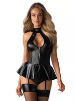 Obsessive 859-COR-1 Corset & Thong - S/M