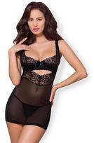 Obsessive 867-CHE-1 Chemise & Thong - L/XL