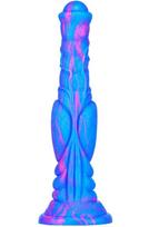 Monster Dildo Long Blue-Pink 30 cm