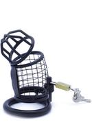 Kiotos Chastity Cage Squares Black 45 mm