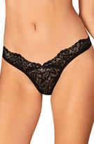 Obsessive Bellastia Thong Black - XL/XXL