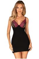 Obsessive Rosenty Chemise & Thong - M/L