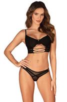 Obsessive Roxelia 2-pcs Set Black - XL/XXL