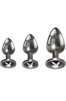 Playboy Pleasure 3 Ways Anal Plug Set