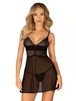 Obsessive Chemeris Babydoll & Thong - XL/XXL