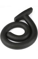 Wolf Quarterstaff Black Silicone Anal Dildo XL 73cm