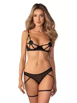 Obsessive Euridia 2-pcs Lingerie Set - XL/XXL