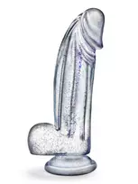 Bling Sparkling Clear Dildo 19 cm