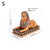 Senovės Egipto Sfinkso Faraono Ornamentas Dervos Statulėlė Rankdarbis Suvenyras Dovana Muziejus Paslaptingos Mumijos Dekoracija