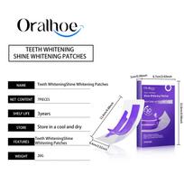 Daily Teeth Cleaning Strips, Gentle Teeth Care Strips for Oral Hygiene 20g