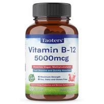 Taoters Vitamin B12 Increases Energy Levels 120 Capsules 120 capsules