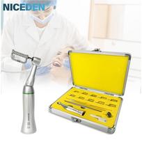 NICEDEN Interproximalinis emalio mažinimas IPR Kampinis antgalis 4:1 antgalis matuoklis dantų tarpui matuoti stūmoklinis ortodontinis yellow