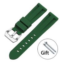 20mm 22mm 24mm 26mm Silicone Watch Strap for Panerai SUBMERSIBLE PAM441 Pa111 359 Rubber Watch Band Men Bracelet Accessories 20mm