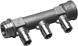 Vandentiekio kolektorius Uponor QE, 3/4'' VSxIS, 16-4 atšakos