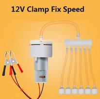 DC 12V Mini oro siurblys akvariumui Akvariumo siurblys Vandens deguonies siurbimo variklis Reguliuojamas PWM tūris Žvejybos akvariumas Žuvų bakas Veisimas 3m