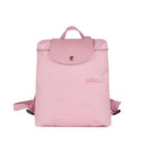 Longchamp Le Pliage Green 26 Sulankstomas Kuprinė su spaudėmis ir užtrauktuku Moteriška kuprinė Rožinė 1699919P75 Rose Pink