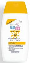 Losjonas įdegio priežiūrai kūnui/veidui Sebamed Sun Care Baby Multi-Protect SPF50+, 200 ml