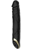 Realistic Vibrating Dildo Black 21 cm