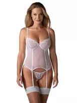 Obsessive Alissium Corset & Thong - M/L