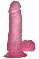 Jelly Studs Crystal Dildo Pink 15,5cm
