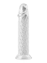 Scales Clear Dildo 18,5 cm