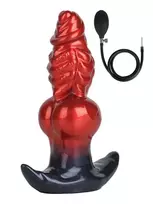 Fantasty Beast Inflatable Butt Plug Red