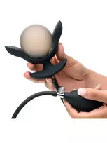 Inflatable Vibrating Butt Plug With Remote