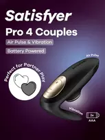 Satisfyer Pro 4 Couples Battery Powered