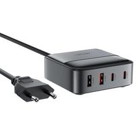 Stalinė įkrovimo stotis Z6 GaN 2x USB-A 2x USB-C PD 65W Black | 6974316283324 | 6974316283324