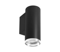 LED RGBW dimeriuojamas vonios sieninis šviestuvas TURYN 1xGU10/4,8W/230V IP44 juodas