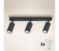 Brilagi - LED dimeriuojamas taškinis šviestuvas SELE 3xGU10/4,8W/230V antracitas
