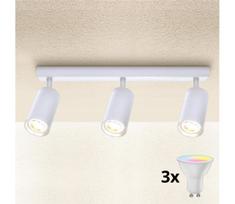 Brilagi - LED dimeriuojamas taškinis šviestuvas SELE 3xGU10/4,8W/230V baltas