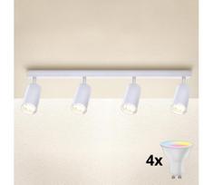 Brilagi - LED RGBW dimeriuojamas taškinis šviestuvas SELE 4xGU10/4,8W/230V baltas