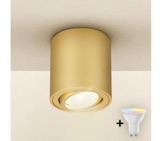 Brilagi - LED RGBW dimeriuojamas taškinis šviestuvas MIA 1xGU10/4,8W/230V 84x80 mm auksinis