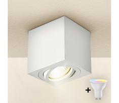 Brilagi - LED RGBW reguliuojamas taškinis šviestuvas MIA 1xGU10/4,8W/230V 84x80 mm baltas
