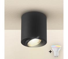 Brilagi - LED RGBW reguliuojamas taškinis šviestuvas MIA 1xGU10/4,8W/230V 84x80 mm juodas