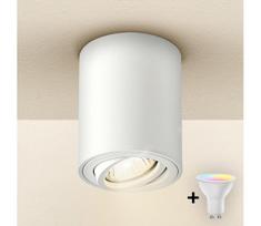 Brilagi - LED RGBW reguliuojamas taškinis šviestuvas MIA 1xGU10/4,8W/230V 100x80 mm balta