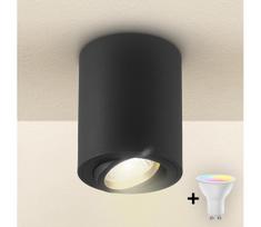 Brilagi - LED RGBW dimeriuojamas taškinis šviestuvas MIA 1xGU10/4,8W/230V 100x80 mm juodas