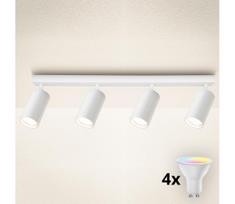 Brilagi - Reguliuojamas LED RGBW taškinis šviestuvas SELE MODERN 4xGU10/4,8W/230V balta