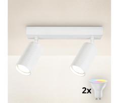Brilagi - LED RGBW dimeriuojamas taškinis šviestuvas SELE MODERN 2xGU10/4,8W/230V baltas