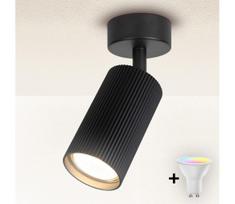 Brilagi - LED RGBW reguliuojamas taškinis šviestuvas SELE MODERN 1xGU10/4,8W/230V juodas