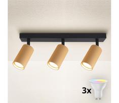 Brilagi - LED RGBW dimeriuojamas taškinis šviestuvas SELE MODERN 3xGU10/4,8W/230V auksinis