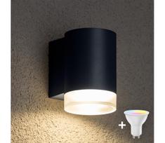 Brilagi -LED RGBW Lauko sieninis šviestuvas MATERA 1xGU10/4,8W/230V antracitas IP54