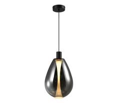 Pakabinamas šviestuvas su laidu DENSO 1xGU10/10W/230V, skersmuo 30 cm, juoda chromo apdaila