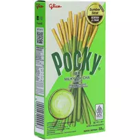 Biskvitines lazdelės POCKY, matcha žaliosios arbatos skonio, 33 g