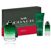 Coach Green rinkinys vyrams (100 ml. EDT + 15 ml. EDT + 100 ml. dušo gelis) - Rinkinys