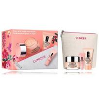 Clinique Day And Night Moisture rinkinys veidui (kremas 50 ml. + kaukė 30 ml. + serumas 5 ml. + kosmetinė) - 1 vnt.
