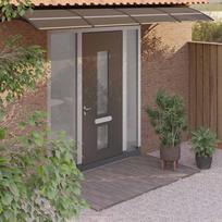 Stogelis durims juodos spalvos 350x75cm polikarbonatas